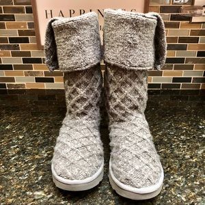 UGG Cardy Lattice Sweater Knit Boots